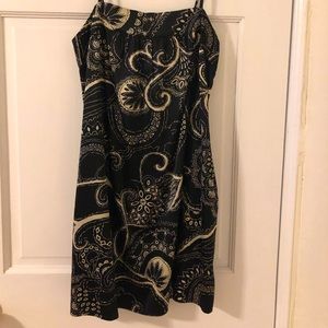 Express Paisley Print Mini Shift Dress